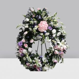 Corona con Hortensia